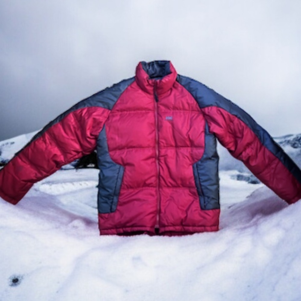Helly Hansen Red/Grey Puffer Coat- VGUC-Sx Lg - WARM! 🍂❄️ - Picture 7 of 16
